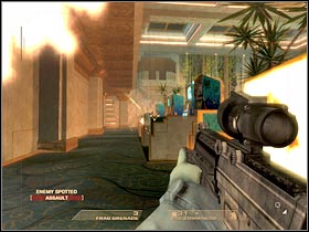 You will have to help your squad members to take care of the remaining hostile units - Mission 2.4: Calypso Casino - Dr. Smythe - Walkthrough - Tom Clancys Rainbow Six: Vegas - Game Guide and Walkthrough