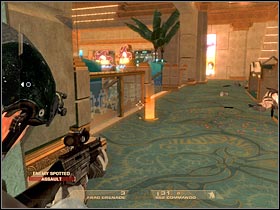 You should be getting closer to a new passageway - Mission 2.4: Calypso Casino - Dr. Smythe - Walkthrough - Tom Clancys Rainbow Six: Vegas - Game Guide and Walkthrough