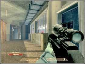 Your squad members will start shooting at the visible enemy soldiers - Mission 5.2: Dante's Casino - Gabe - Walkthrough - Tom Clancys Rainbow Six: Vegas - Game Guide and Walkthrough