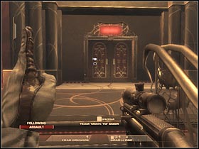 You will have to use a Snake Cam (#1) - Mission 5.4: Dante's Casino - Data Hub - Walkthrough - Tom Clancys Rainbow Six: Vegas - Game Guide and Walkthrough