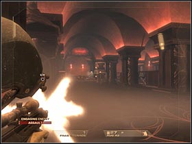 Your teammates will start shooting at the remaining enemy soldiers - Mission 5.4: Dante's Casino - Data Hub - Walkthrough - Tom Clancys Rainbow Six: Vegas - Game Guide and Walkthrough