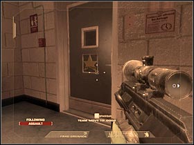 Order your men to move forward (#1) - Mission 5.4: Dante's Casino - Data Hub - Walkthrough - Tom Clancys Rainbow Six: Vegas - Game Guide and Walkthrough