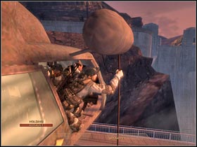 Start moving forward - Mission 6.1: Nevada Dam - Tourist Center - Walkthrough - Tom Clancys Rainbow Six: Vegas - Game Guide and Walkthrough