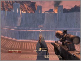 Just as before, you will have to activate a default action - Mission 6.1: Nevada Dam - Tourist Center - Walkthrough - Tom Clancys Rainbow Six: Vegas - Game Guide and Walkthrough