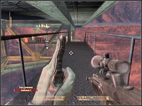 You should be able to reach several ropes (#1) - Mission 6.1: Nevada Dam - Tourist Center - Walkthrough - Tom Clancys Rainbow Six: Vegas - Game Guide and Walkthrough