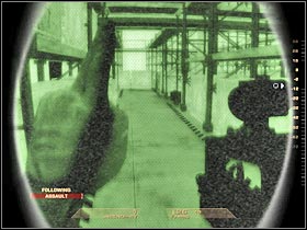 You should be able to reach a destroyed section of the wall (#1) - Mission 6.4: Nevada Dam - Facility - Walkthrough - Tom Clancys Rainbow Six: Vegas - Game Guide and Walkthrough