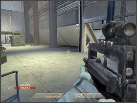 Gather the rest of the team around your position and start moving towards a new area of the map (#1) - Mission 6.5: Nevada Dam - The Doctors - Walkthrough - Tom Clancys Rainbow Six: Vegas - Game Guide and Walkthrough