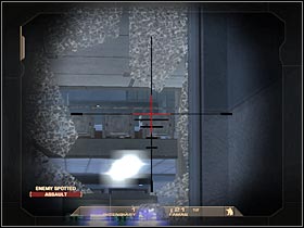 The next large group will be hiding to your left and it's going to be very difficult to get rid of these terrorists (#1) - Mission 6.6: Nevada Dam - Irena - Walkthrough - Tom Clancys Rainbow Six: Vegas - Game Guide and Walkthrough