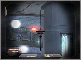 Gather the rest of the team around your position and enter this room - Mission 6.6: Nevada Dam - Irena - Walkthrough - Tom Clancys Rainbow Six: Vegas - Game Guide and Walkthrough