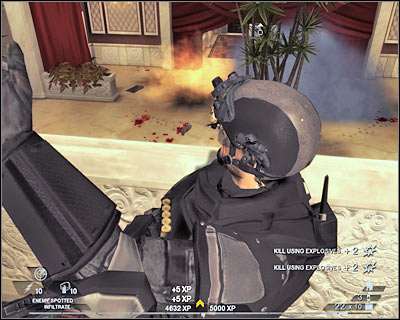 You should consider using all available grenades - Scene 2 - Casino - part 2 - Act 5 - Theater - Tom Clancys Rainbow Six: Vegas 2 - Game Guide and Walkthrough