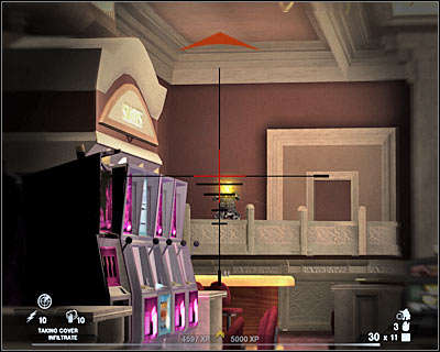 Gather the rest of the team around your position and start moving forward - Scene 2 - Casino - part 2 - Act 5 - Theater - Tom Clancys Rainbow Six: Vegas 2 - Game Guide and Walkthrough