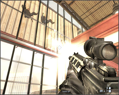 Your colleagues should finish up their work in just a few seconds - Scene 4 - Monorail - part 3 - Act 4 - Convention Center - Tom Clancys Rainbow Six: Vegas 2 - Game Guide and Walkthrough