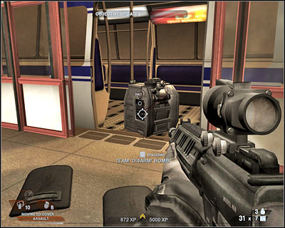 You will have to be ready, because you are going to be attacked by other enemy soldiers - Scene 4 - Monorail - part 3 - Act 4 - Convention Center - Tom Clancys Rainbow Six: Vegas 2 - Game Guide and Walkthrough