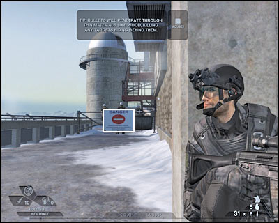 Allow your team members to join you and start moving forward - Scene 1 - Negotiations - part 2 - Act 1 - Pyrénées - Tom Clancys Rainbow Six: Vegas 2 - Game Guide and Walkthrough