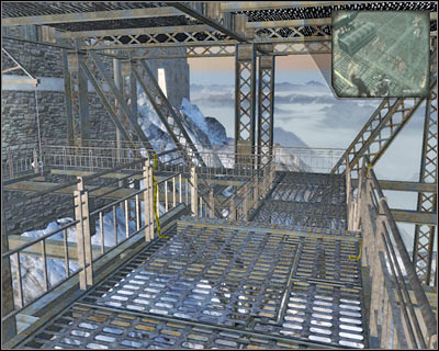 You should be given your first hint here (screen), so make sure you've familiarized it with its content - Scene 1 - Negotiations - part 1 - Act 1 - Pyrénées - Tom Clancys Rainbow Six: Vegas 2 - Game Guide and Walkthrough