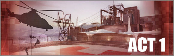 Scene walkthrough - Scene 1 - Negotiations - part 1 - Act 1 - Pyrénées - Tom Clancys Rainbow Six: Vegas 2 - Game Guide and Walkthrough