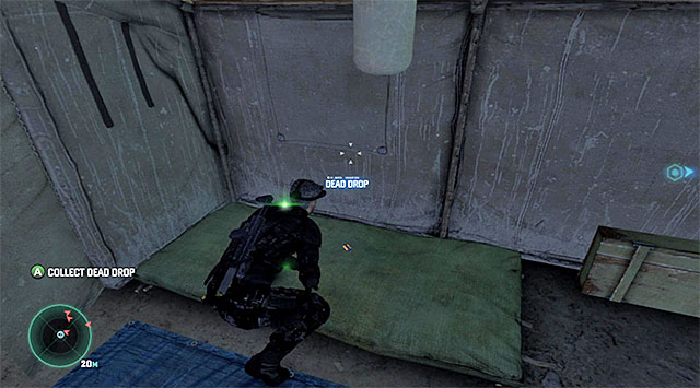 Keep going to the right and you will reach a tent after several moments - Locate the source of transmission - Mission 2 - Insurgent Stronghold - Tom Clancys Splinter Cell: Blacklist - Game Guide and Walkthrough