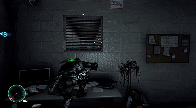 Entrance to the ventilation shaft - Make your way to the control room - Mission 3 - American Consumption - Tom Clancys Splinter Cell: Blacklist - Game Guide and Walkthrough