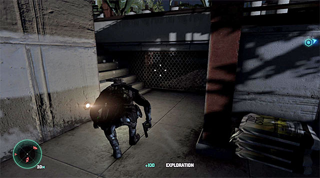 The path to the left - Reach the tool shed - Mission 4 - Private Estate - Tom Clancys Splinter Cell: Blacklist - Game Guide and Walkthrough