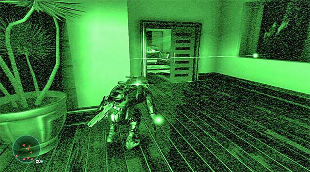The second laser trap - Find Nouri's hideout - Mission 4 - Private Estate - Tom Clancys Splinter Cell: Blacklist - Game Guide and Walkthrough