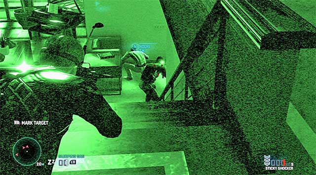 Attacking the enemy next to Nouri - Neutralize hit squad - Mission 4 - Private Estate - Tom Clancys Splinter Cell: Blacklist - Game Guide and Walkthrough