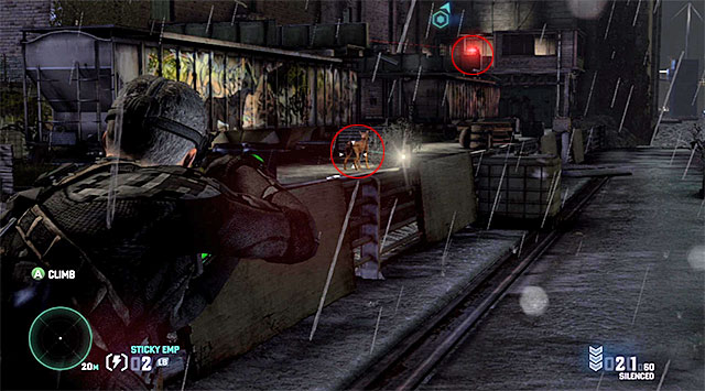 A sniper and a dog - Make your way to the rooftops - Mission 5 - Abandoned Mill - Tom Clancys Splinter Cell: Blacklist - Game Guide and Walkthrough