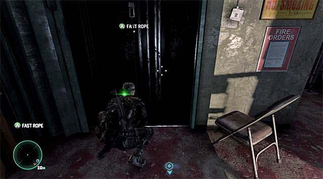 The elevator shaft - Reach the elevator shaft - Mission 5 - Abandoned Mill - Tom Clancys Splinter Cell: Blacklist - Game Guide and Walkthrough