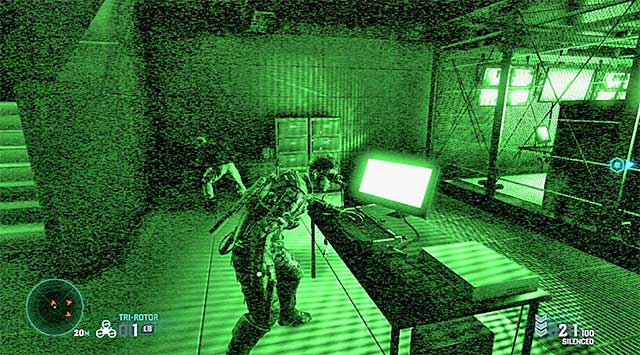 You now need to decide how you want to reach the treasure's terminal marked by the game, located inside the cage - Gain access to the treasure - Mission 6 - Special Missions HQ - Tom Clancys Splinter Cell: Blacklist - Game Guide and Walkthrough