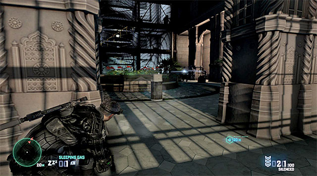 Side pillars - Make your way out of the command center with Charlie's disc - Mission 6 - Special Missions HQ - Tom Clancys Splinter Cell: Blacklist - Game Guide and Walkthrough