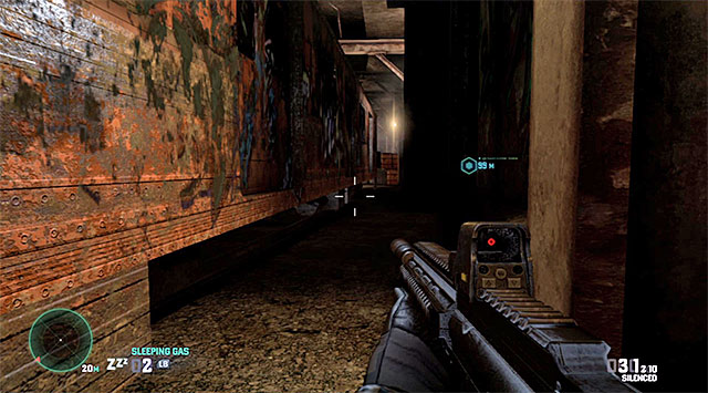 The first side passage - Disarm the second bomb - Mission 7 - Transit Yards - Tom Clancys Splinter Cell: Blacklist - Game Guide and Walkthrough