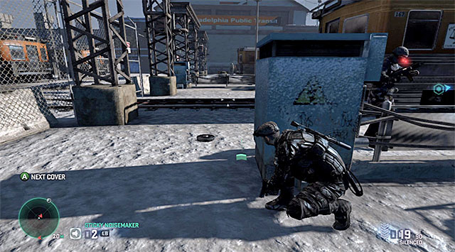 You need to watch out on your way, for mines that are quite well hidden - Disarm the third bomb - Mission 7 - Transit Yards - Tom Clancys Splinter Cell: Blacklist - Game Guide and Walkthrough