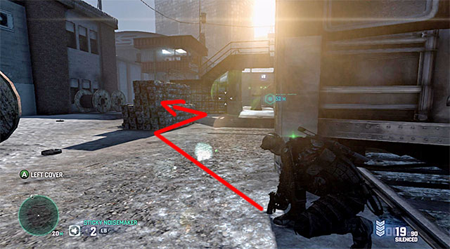 The vicinities of the control tower - Disarm the third bomb - Mission 7 - Transit Yards - Tom Clancys Splinter Cell: Blacklist - Game Guide and Walkthrough