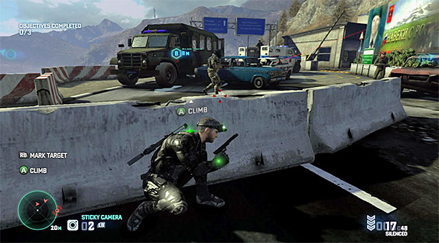 The square - Mission 2 - Border Crossing - Optional missions assigned by Grim - Tom Clancys Splinter Cell: Blacklist - Game Guide and Walkthrough