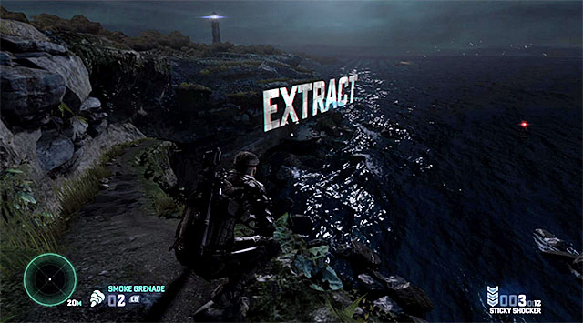 Path at the cliff - Meet up with Briggs at the boat - Mission 8 - Detention Facility - Tom Clancys Splinter Cell: Blacklist - Game Guide and Walkthrough