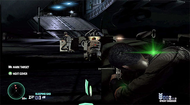 The appearance of the second mercenary group - Neutralize the attacking mercenaries - Mission 9 - Airstrip - Tom Clancys Splinter Cell: Blacklist - Game Guide and Walkthrough