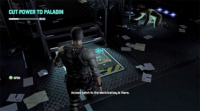 Manhole in the floor - Reset the system - Mission 10 - American Fuel - Tom Clancys Splinter Cell: Blacklist - Game Guide and Walkthrough