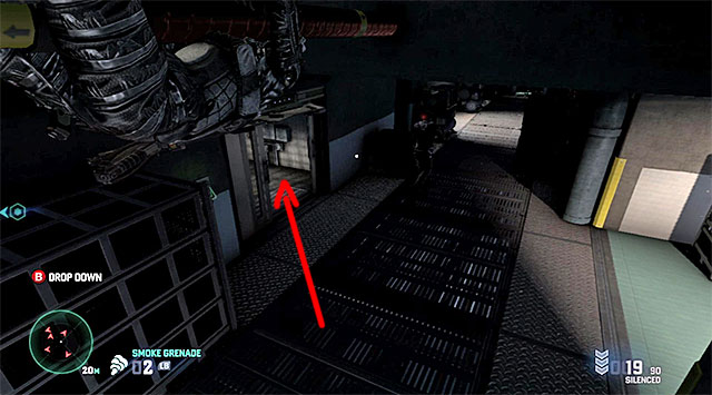 Follow this enemy and dash between covers to avoid the well-;lit part of the corridor - Gain access to the bunker defense systems - Mission 12 - Site F - Tom Clancys Splinter Cell: Blacklist - Game Guide and Walkthrough