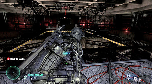 The upper balconies - Gain access to the bunker defense systems - Mission 12 - Site F - Tom Clancys Splinter Cell: Blacklist - Game Guide and Walkthrough