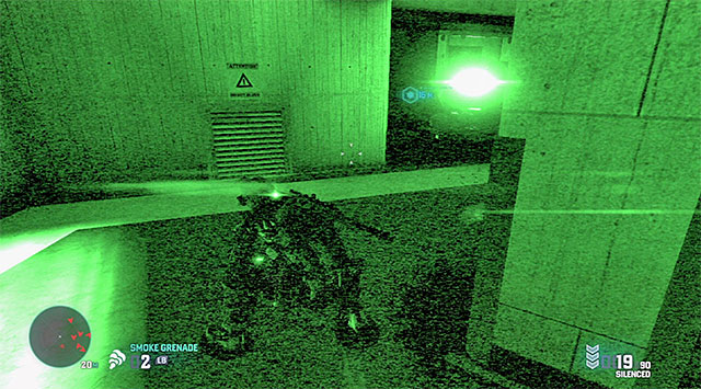 Entrance to the shaft - Sabotage the bunker's defense systems - Mission 12 - Site F - Tom Clancys Splinter Cell: Blacklist - Game Guide and Walkthrough