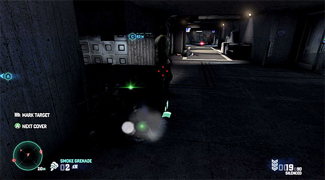 After the successful operation, return to the side shaft, while avoiding detection and remember about shutting all of the grates - Sabotage the bunker's defense systems - Mission 12 - Site F - Tom Clancys Splinter Cell: Blacklist - Game Guide and Walkthrough