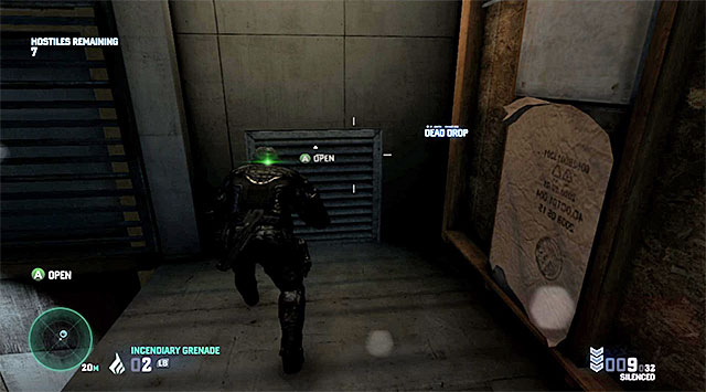 The Dead Drop is way more difficult to find - Mission 4 - Russian Embassy - Optional missions assigned by Charlie - Tom Clancys Splinter Cell: Blacklist - Game Guide and Walkthrough