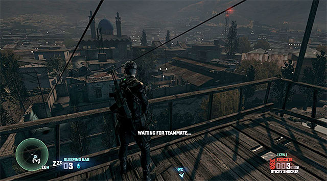 The look over the village - Mission 1 - Smugglers Compound - Additional missions assigned by Briggs - Tom Clancys Splinter Cell: Blacklist - Game Guide and Walkthrough