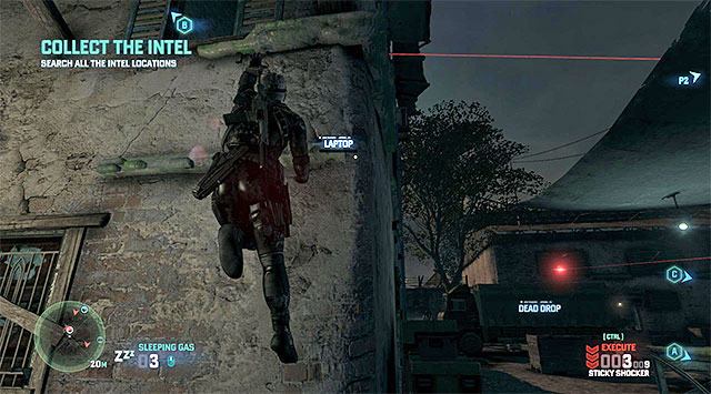 Before you take to the main objective, it would be a good idea to reach the spot with the Blacklist Laptop, because the device will self destruct in the event of the alarm being raised, which will make it impossible to hack into it - Mission 1 - Smugglers Compound - Additional missions assigned by Briggs - Tom Clancys Splinter Cell: Blacklist - Game Guide and Walkthrough