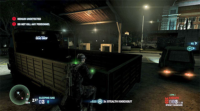 You could eliminate the abovementioned snipers by climbing onto the watchtowers (best one player for each tower), but this isn't required to succeed - Mission 2 - Missile Plant - Additional missions assigned by Briggs - Tom Clancys Splinter Cell: Blacklist - Game Guide and Walkthrough