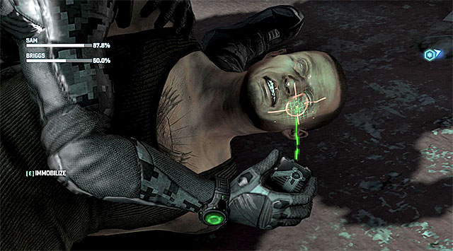 A minigame that consists in scanning the face - Mission 3 - VORON Station - Additional missions assigned by Briggs - Tom Clancys Splinter Cell: Blacklist - Game Guide and Walkthrough