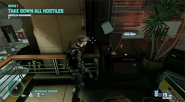 The Dead Drop is on the cabinet - Charlie's missions - Dead Drops - Tom Clancys Splinter Cell: Blacklist - Game Guide and Walkthrough