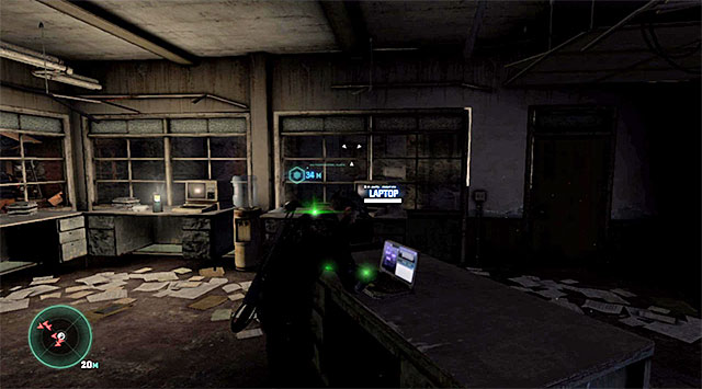 Watch out for the single enemy that is staying in the room with the laptop - Main campaign missions - Blacklist Laptops - Tom Clancys Splinter Cell: Blacklist - Game Guide and Walkthrough