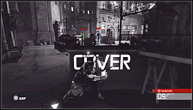 Wait until one of the bandits shows up here #1 - Walkthrough - Merchants Street Market - Walkthrough - Tom Clancys Splinter Cell: Conviction - Game Guide and Walkthrough