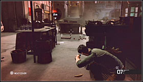 Keep hiding behind cover and wait for the third bandit to get closer to your position so that you'll have a chance to kill him with your pistol #1 - Walkthrough - Merchants Street Market - Walkthrough - Tom Clancys Splinter Cell: Conviction - Game Guide and Walkthrough