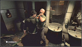 You can also move with Gramkos to one of the urinals #1 and to one of the mirrors located on the left wall #2 - Walkthrough - Merchants Street Market - Walkthrough - Tom Clancys Splinter Cell: Conviction - Game Guide and Walkthrough